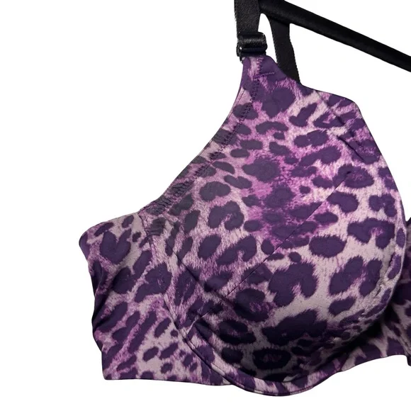 TORRID CURVE Leopard 360 BACK SMOOTHING WIREFREE PUSH UP BRA 40B - Picture 5 of 13